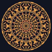 Decorative elements luxury ornament pattern gradient mandala design vector