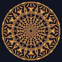 Decorative elements luxury ornament pattern gradient mandala design vector