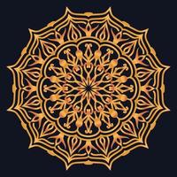 Decorative elements luxury ornament pattern gradient mandala design vector