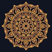 Decorative elements luxury ornament pattern gradient mandala design vector