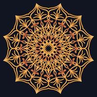 Decorative elements luxury ornament pattern gradient mandala design vector