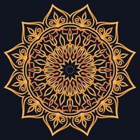 Decorative elements luxury ornament pattern gradient mandala design vector