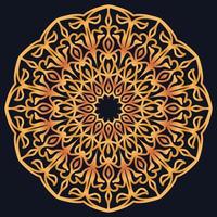 Decorative elements luxury ornament pattern gradient mandala design vector