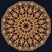Decorative elements luxury ornament pattern gradient mandala design vector