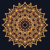 Decorative elements luxury ornament pattern gradient mandala design vector