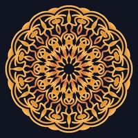Decorative elements luxury ornament pattern gradient mandala design vector
