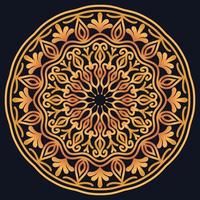 Decorative elements luxury ornament pattern gradient mandala design vector