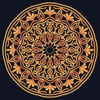 Decorative elements luxury ornament pattern gradient mandala design vector