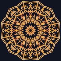 Decorative elements luxury ornament pattern gradient mandala design vector