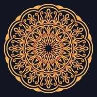 Decorative elements luxury ornament pattern gradient mandala design vector
