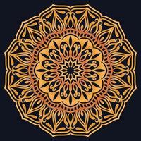 Decorative elements luxury ornament pattern gradient mandala design vector