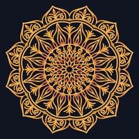 Decorative elements luxury ornament pattern gradient mandala design vector