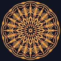 Decorative elements luxury ornament pattern gradient mandala design vector