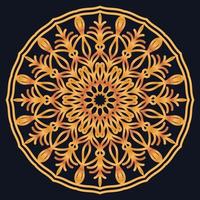 Decorative elements luxury ornament pattern gradient mandala design vector