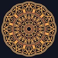 Decorative elements luxury ornament pattern gradient mandala design vector