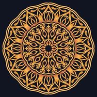 Decorative elements luxury ornament pattern gradient mandala design vector