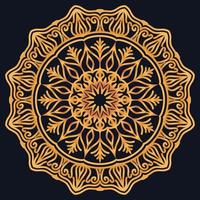 Decorative elements luxury ornament pattern gradient mandala design vector