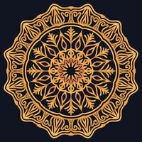 Decorative elements luxury ornament pattern gradient mandala design vector