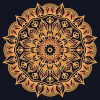 Decorative elements luxury ornament pattern gradient mandala design vector