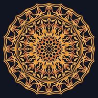 Decorative elements luxury ornament pattern gradient mandala design vector