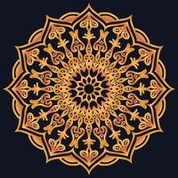 Decorative elements luxury ornament pattern gradient mandala design vector