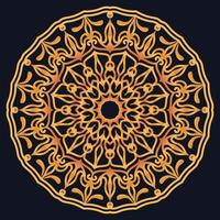 Decorative elements luxury ornament pattern gradient mandala design vector