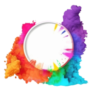 Vivid colorful powder splash. png