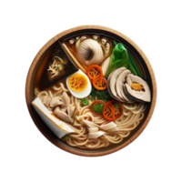 Japanese noodle ramen bowl png