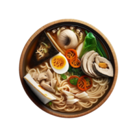 japansk nudel Ramen skål png