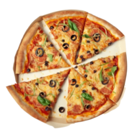 varm italiensk pizza isolerat png
