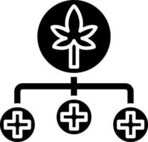 Cbd Benefits Icon Style vector