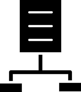 estilo de icono de algoritmo vector