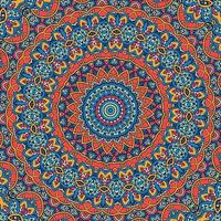 A colorful pattern with a circular pattern. vector