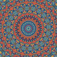 A colorful pattern with a circular pattern. vector