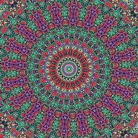 A colorful background with a pattern of flowers and leaves vector