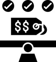 Fair Market Value Icon Style vector