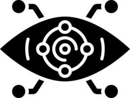 Cyber Eye Icon Style vector