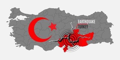 Turkey earthquake.vector illustration vector