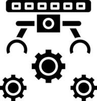 estilo de icono de automatización vector