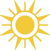 Sun icon - vector. Simple element illustration summer concept. Sun icon - vector. Summer concept vector illustration. on white background