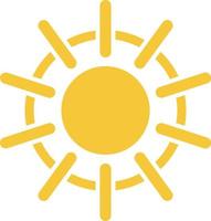 Sun icon - vector. Simple element illustration summer concept. Sun icon - vector. Summer concept vector illustration. on white background