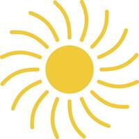 Sun icon - vector. Simple element illustration summer concept. Sun icon - vector. Summer concept vector illustration. on white background