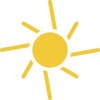 Sun icon - vector. Simple element illustration summer concept. Sun icon - vector. Summer concept vector illustration. on white background