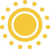 Sun icon - vector. Simple element illustration summer concept. Sun icon - vector. Summer concept vector illustration. on white background