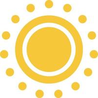 Sun icon - vector. Simple element illustration summer concept. Sun icon - vector. Summer concept vector illustration. on white background