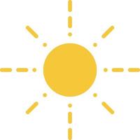 Sun icon - vector. Simple element illustration summer concept. Sun icon - vector. Summer concept vector illustration. on white background