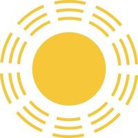 Sun icon - vector. Simple element illustration summer concept. Sun icon - vector. Summer concept vector illustration. on white background