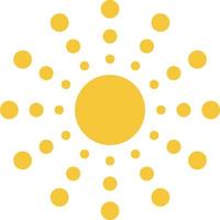 Sun icon - vector. Simple element illustration summer concept. Sun icon - vector. Summer concept vector illustration. on white background