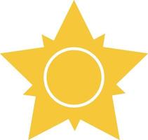 Sun icon - vector. Simple element illustration summer concept. Sun icon - vector. Summer concept vector illustration. on white background