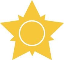 Sun icon - vector. Simple element illustration summer concept. Sun icon - vector. Summer concept vector illustration. on white background